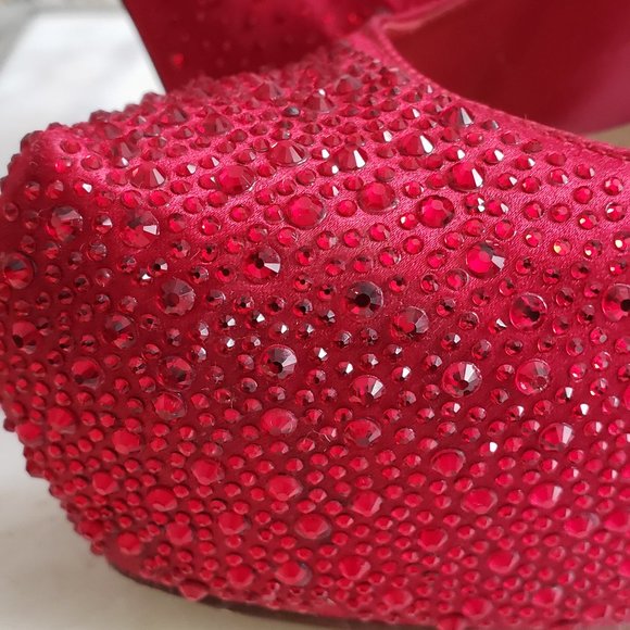 Red glitter heels - Picture 4 of 4